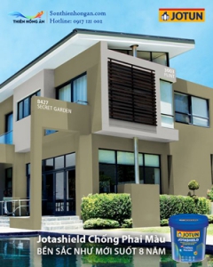 Sơn ngoại thất Jotun Jotashield chống phai màu tốt không