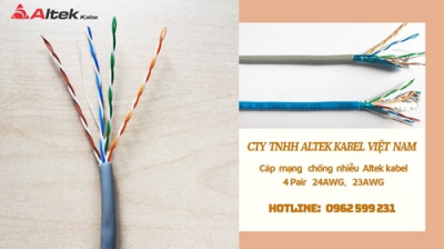 Cáp mạng chống nhiễu Altek kabel Cat 5, Cat 6