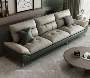Ghế sofa da bò giá rẻ - an toàn co người lớn tuổi