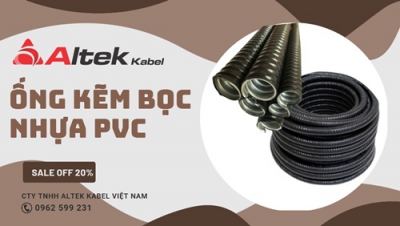 Ống kẽm, ống sun sắt Altek kabel kèm đầu nối 