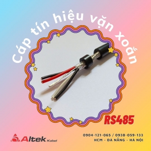 Cáp tín hiệu RS485 1pair/2pair - 18awg/22awg/24awg