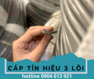 Cáp điều khiển, cáp tín hiệu chống nhiễu 3 lõi 
