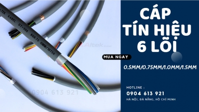 Cáp tín hiệu chống nhiễu 6 lõi 0.5/0.75/1.0/1.5mm