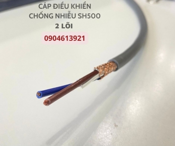 Cáp điều khiển,cáp tín hiệu chống nhiễu 2x1.0mm