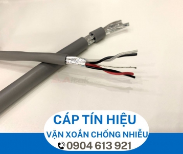Dây cáp âm thanh vặn xoắn chống nhiễu 2 pair 22awg 