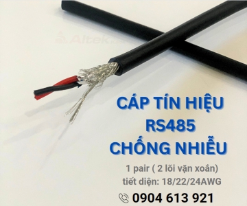Cáp tín hiệu RS485 1 pair vặn xoắn chống nhiễu  18/22/24AWG