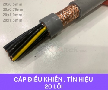 Cáp điều khiển 20 lõi 0.5/0.75/1.0/1.5mm