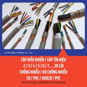 Cáp điều khiển tín hiệu chống nhiễu ALTEK KABEL