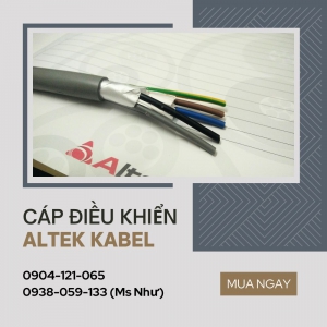Cáp điều khiển Altek Kabel chống nhiễu SH-500 8G 0.5QMM CU/PVC/OSCR/CWB/PVC 