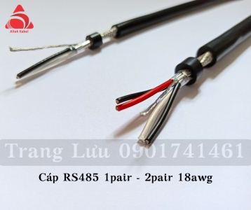Cáp RS485 1 pair 18awg, 2 pair 18awg 