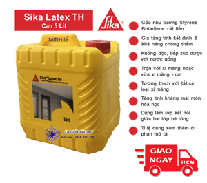 Phụ gia chống thấm và tác nhân kết nối Sika Latex TH