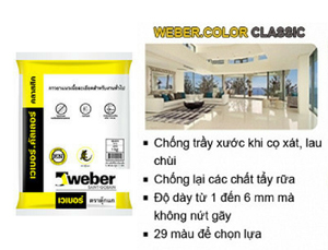 Keo chà ron Webercolor Classic có tính năng gì?