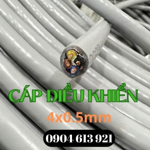 Dây tín hiệu 4 lõi, cáp điều khiển 4x0.5mm
