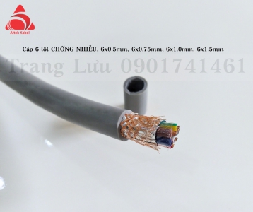 Cáp 6x0.75 lưới chống nhiễu