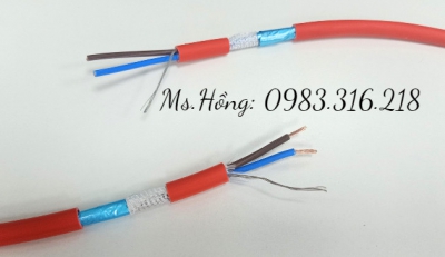 Cáp chống cháy 2C lõi đồng chống nhiễu
