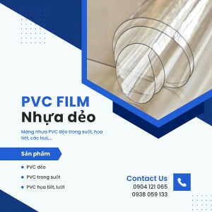 Màng nhựa PVC dẻo / Màng nhựa PVC trong suốt
