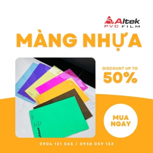 Màng nhựa PVC dẻo, PVC lưới, PVC 3D, PVC ánh kim,..
