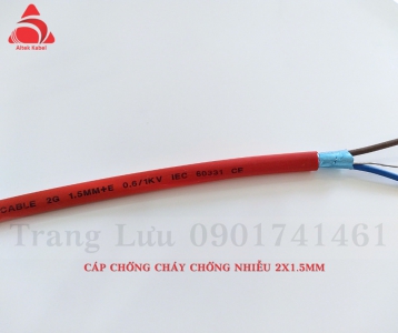 Phân phối cáp chống cháy chống nhiễu 2x1.5mm Altek Kabel