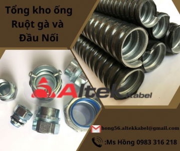 Ống ruột gà lõi thép và đầu nối