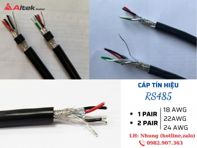 Cung cấp cáp Altek Kabel RS 485 vặn xoắn chính hãng