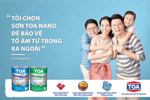 Sơn Toa nanoshield & Toa nanoclean - 10 năm bảo vệ tổ ấm