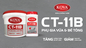 Phụ gia vữa & bê tông Kova CT11B có đặc điểm gì?