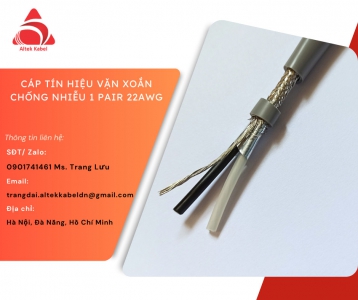 Dây cáp tín hiệu 4 pair 22awg hãng Altek Kabel Đức