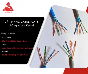 Cáp mạng Cat6 chống nhiễu hãng Altek Kabel