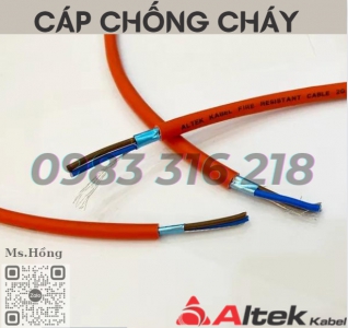 Cáp chống cháy chống nhiễu 2x1.5mm2 Altek Kabel