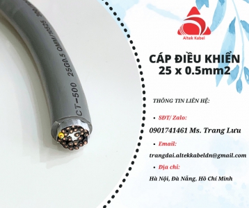 Cáp điều khiển 25 lõi Altek Kabel 