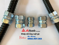 Khớp nối ống ruột gà lõi thép kết nối ống, chịu lực chống va đập