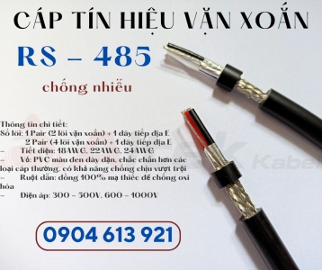 Cáp xoắn truyền thông RS485 chống nhiễu ĐÀ NẴNG, HCM, HN