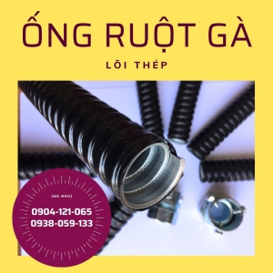 Ống ruột gà lõi thép phi 16, phi 20, phi 25, phi 32,..