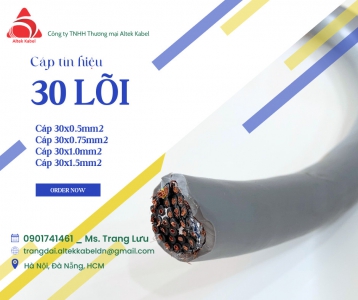 Cáp điều khiển không lưới 30 lõi CT-500 ALTEK KABEL