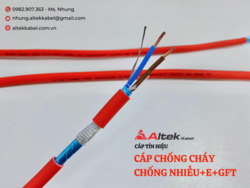 Cáp chống cháy chống nhiễu +E +GFT nâng cao khả năng chịu nhiệt