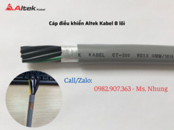  Cáp điều khiển 8 lõi thương hiệu Altek Kabel Đức - tiêu chuẩn châu âu