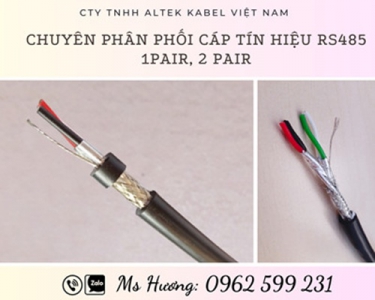 Cáp tín hiệu RS485 2 lớp chống nhiễu 1Pair, 2Pair