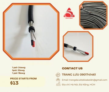 Cáp tín hiệu RS485 18AWG 1 Pair Altek Kabel