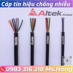  Cáp tín hiệu 2,4,6,8 lõi chính hãng AltekKabel có chống nhiễu