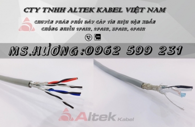 Cáp tín hiệu vặn xoắn một lớp, hai lớp chống nhiễu Altek kabel