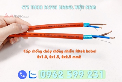 Cáp chống cháy / Cáp tín hiệu chống nhiễu giá sỉ toàn quốc