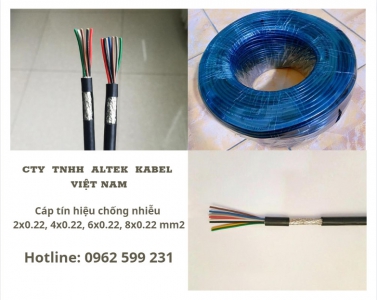 Cáp tín hiệu chống nhiễu, Cáp 0.22mm2